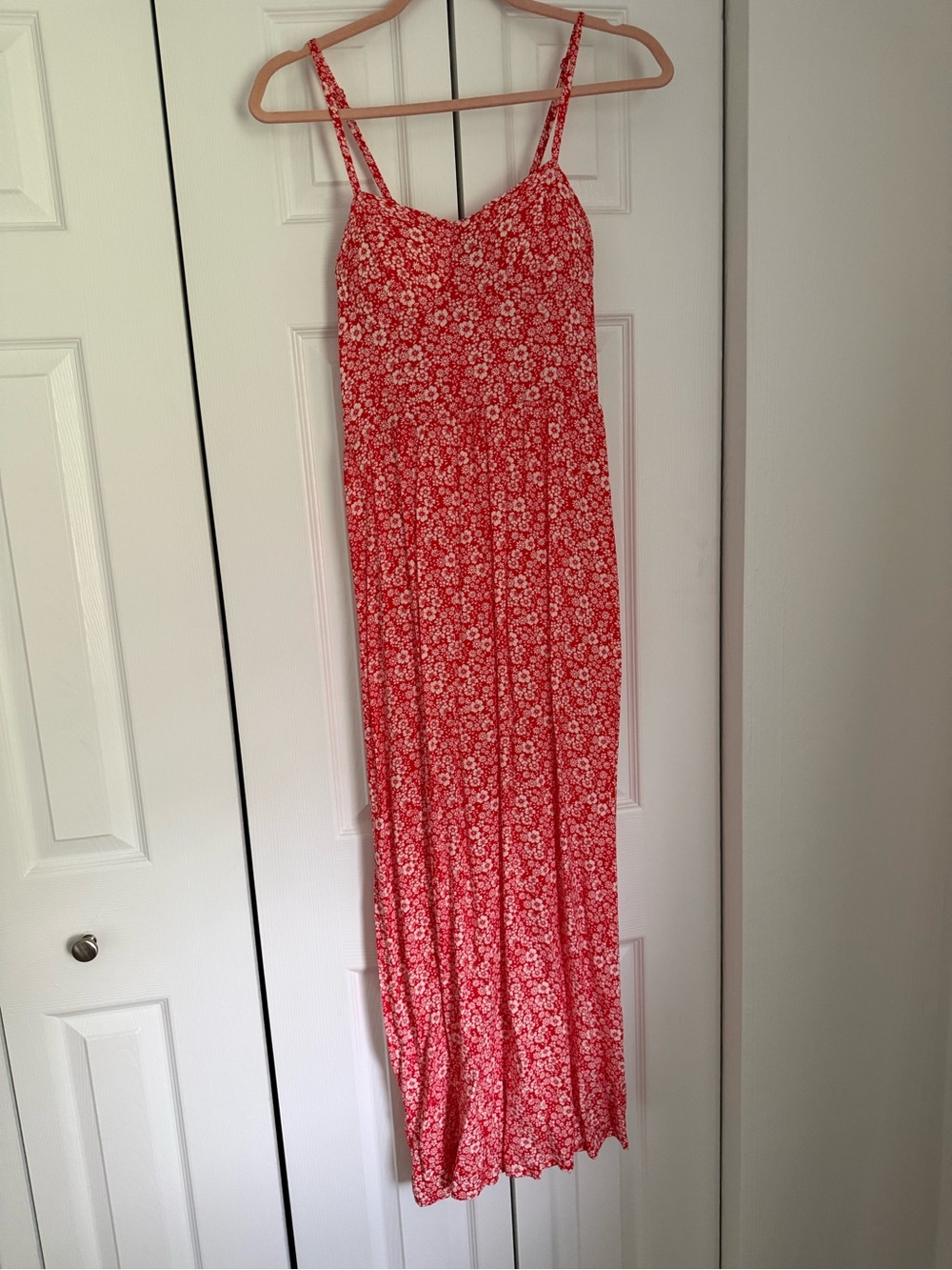 Lily Rose Red Floral Maxi Dress